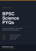 Science PYQs — Sample Extract